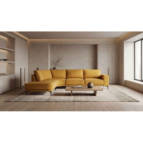 Senf žuta kutna garnitura (s lijevim kutom) Copenhagen – Scandic-image-1