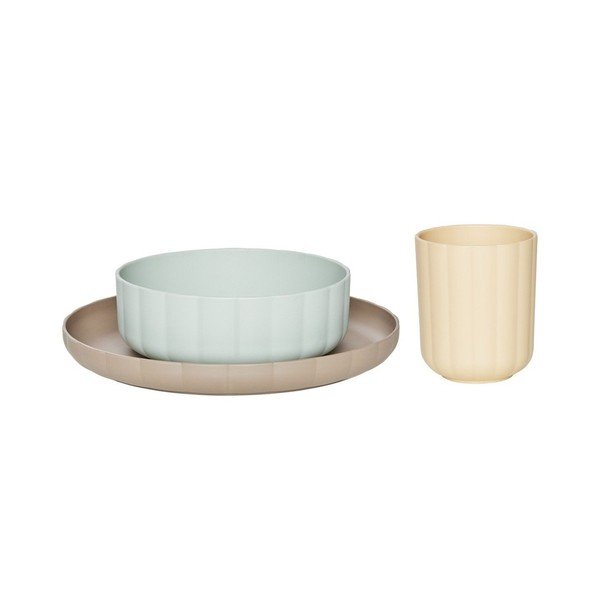 Plastičan dječji set posuđa 3 kom Pullo – OYOY Mini