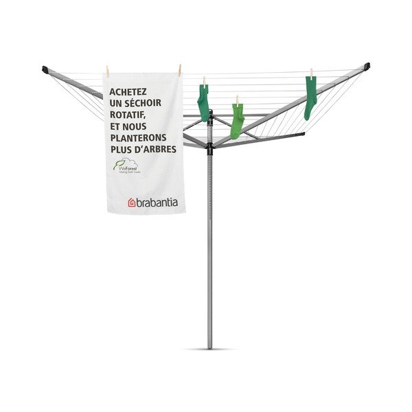 Vrtna sušilica za rublje u srebrnoj boji 60 m Lift-O-Matic – Brabantia-image-4