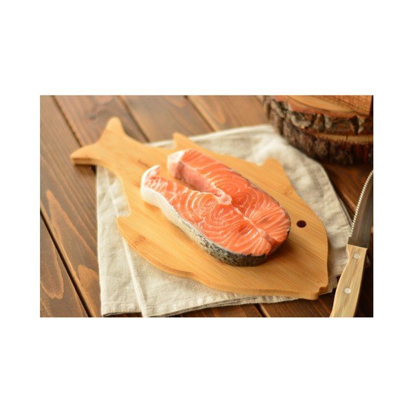 Pladanj za posluživanje od bambusovog drveta u obliku Bambum ribe-image-1