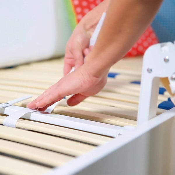 Bijela/bež zaštitna ograda 100 cm – Roba-image-3