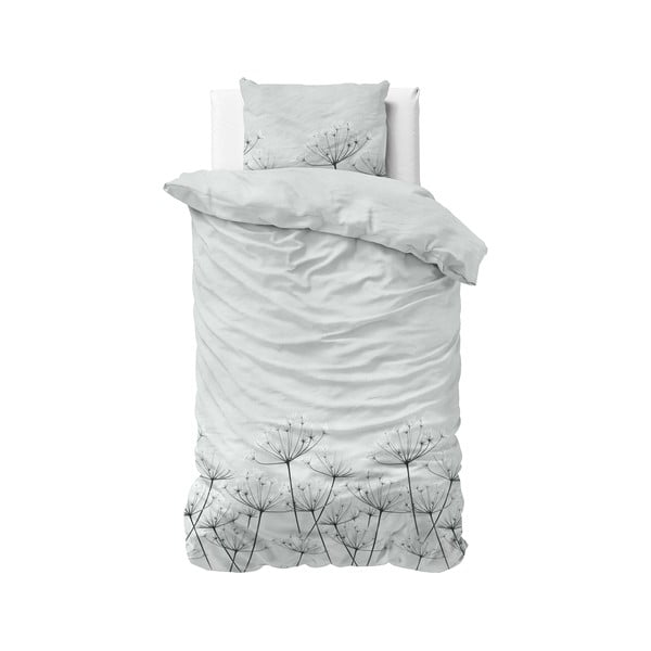 Siva flanel posteljina Dreamhouse Jaelyn, 140 x 220 cm