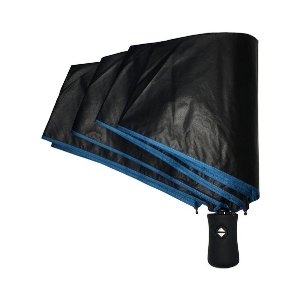 Crno-plavi kišobran otporan na vjetar s UV zaštitom Ambiance, ⌀ 97 cm-image-2