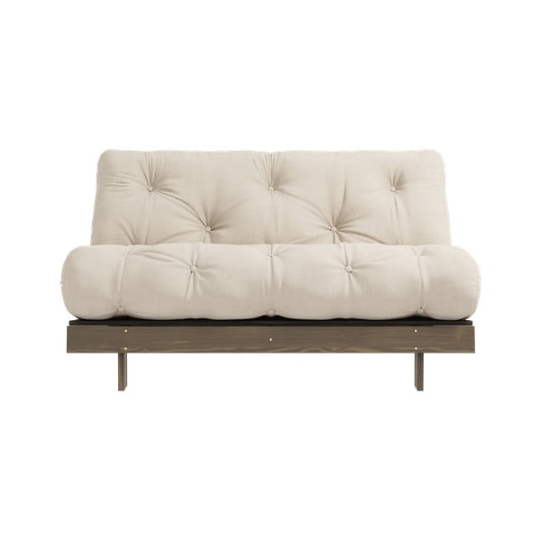 Bež/krem sklopiva sofa 140 cm Roots – Karup Design