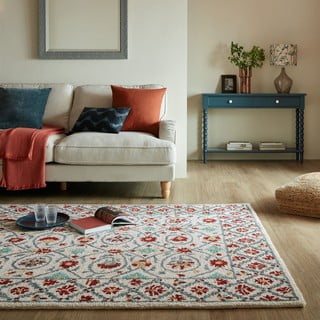 Crveni/plavi ručno rađen vunen tepih 120x170 cm Iris Traditional – Flair Rugs
