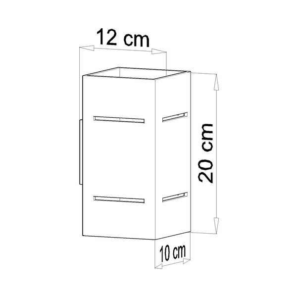 Siva zidna svjetiljka Sollux Torre-image-2