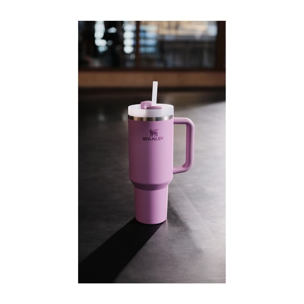 Ljubičasta termosica od nehrđajućeg čelika sa slamkom 1,18 l Quencher H2.0 FlowState Tumbler Lilac – Stanley-image-4