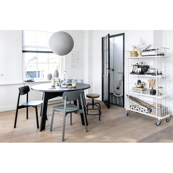 Siva stolica sa sjedištem od mangovog drveta vtwonen Spider-image-1