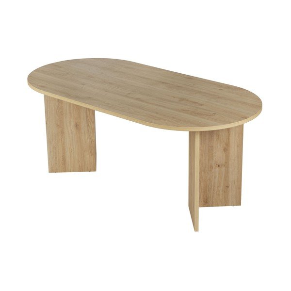 Blagovaonski stol u dekoru hrasta 89,5x180 cm Sablin – Kalune Design-image-1