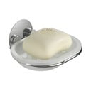 Bijela plastična posuda za sapun s postavljanjem bez bušenja Turbo-Loc – Wenko