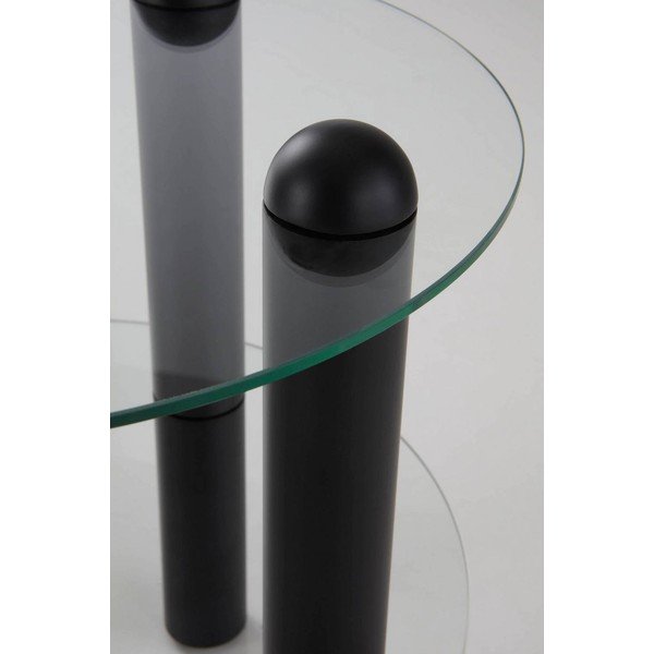 Stakleni okrugao pomoćni stol ø 48 cm Egan – Jotex-image-3
