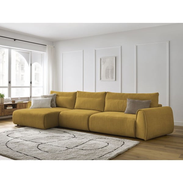 Oker žuta kutna garnitura Aden – Bobochic Paris-image-1