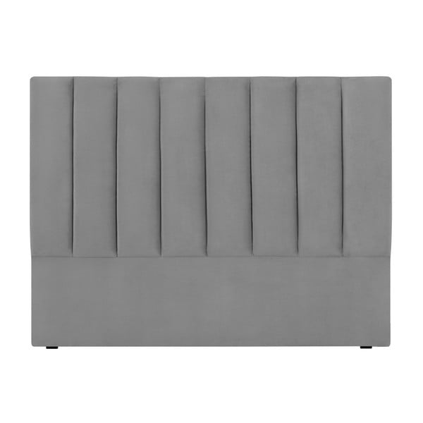 Sivo tapecirano uzglavlje za krevet 160x120 cm LA - Cosmopolitan Design