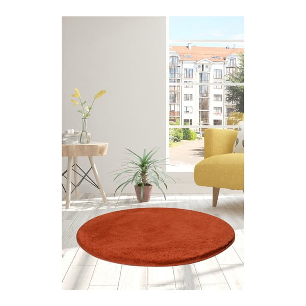 Cikla-crveni tepih Milano, ⌀ 90 cm