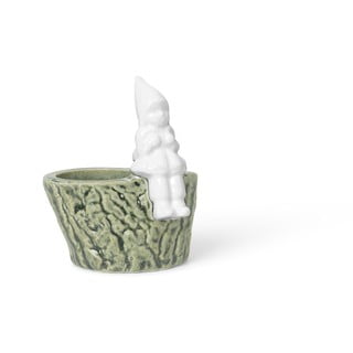 Božićni svijećnjak od porculana i keramike Kähler Design, dužine 8,5 cm