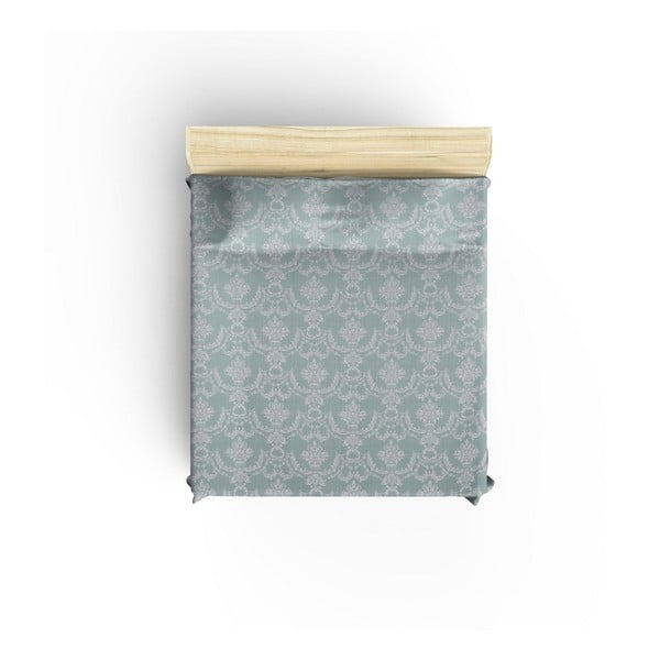 Zeleni pamučni prekrivač za bračni krevet 200x200 cm Pure - Mijolnir