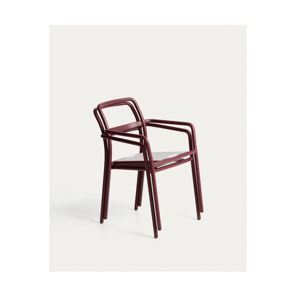 Bordo podstavljena vrtna stolica Linosa – Kave Home-image-3