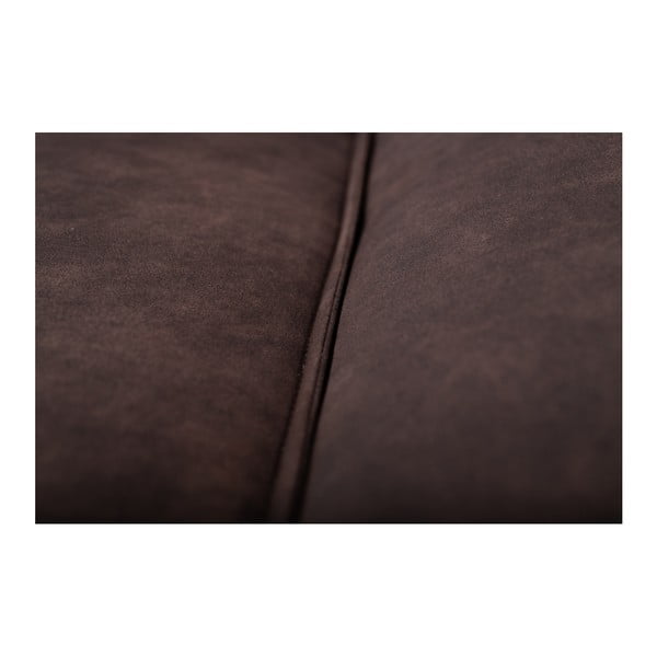 Smeđa sofa od imitacije kože 224 cm Copenhagen – Scandic-image-4