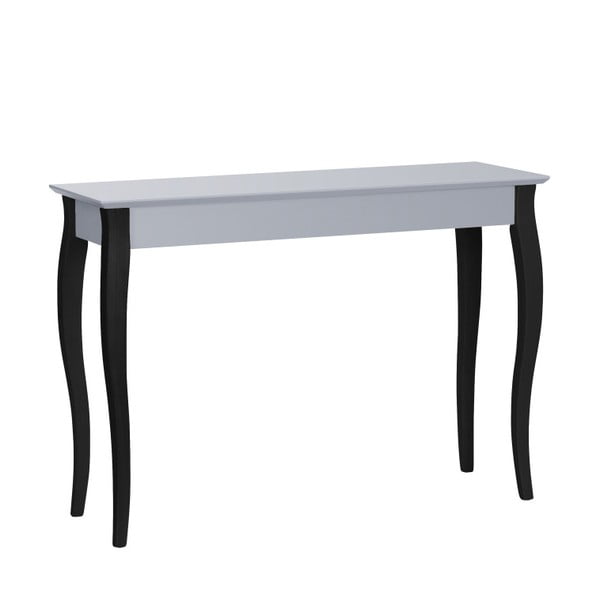 Tamno sivi konzolni stol s crnim Ragaba Lilo nogama, širine 105 cm