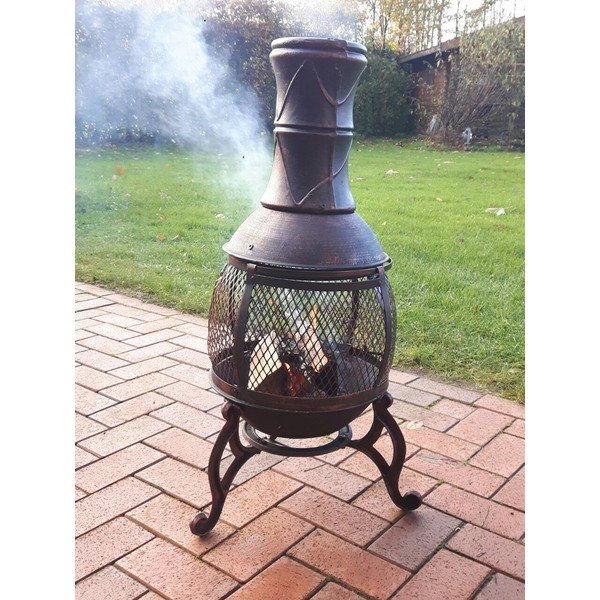 Vrtni kamin od lijevanog željeza ø 50 cm – Garden Pleasure-image-1