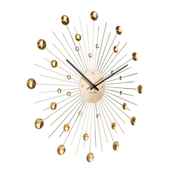 Zidni sat boje zlata Karlsson Sunburst-image-1
