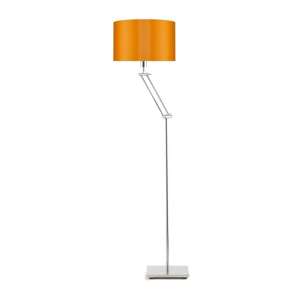 Siva samostojeća svjetiljka s narančastim sjenilom Citylights Dublin