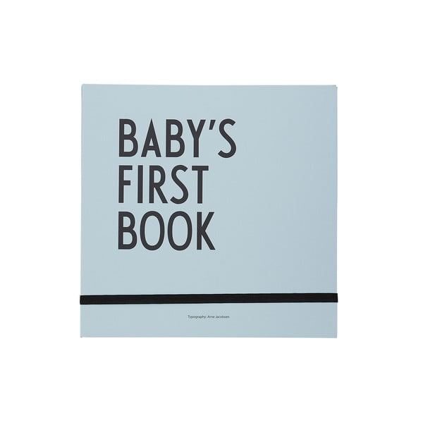 Plava radosnica za bebe Design Letters Baby's First Book