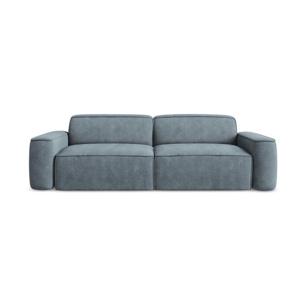 Prljavo plava sofa od šenila 244 cm Omao – Makamii