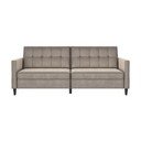 Bež baršunasti sofa 203 cm Hartford – Støraa