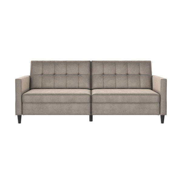Bež baršunasti sofa 203 cm Hartford – Støraa