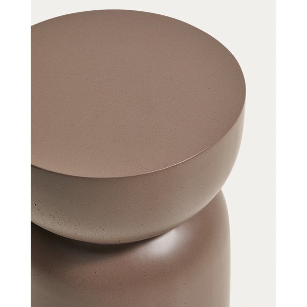 Okrugao vrtni stolić betonski ø 32 cm Garbet – Kave Home-image-3