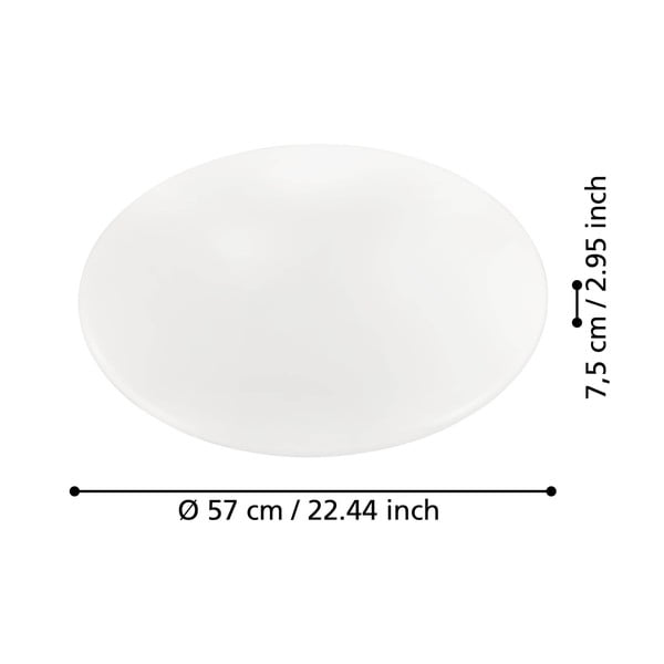 Bijela LED stropna svjetiljka GIRON – EGLO-image-2