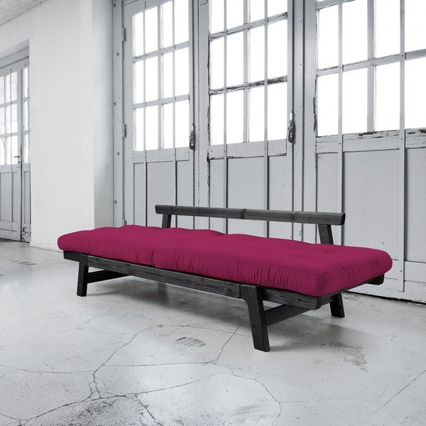 Sofa na razvlačenje Karup Step Black / Pink-image-2
