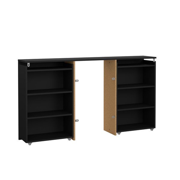 Crno uzglavlje 145x80 cm Naia – Tvilum