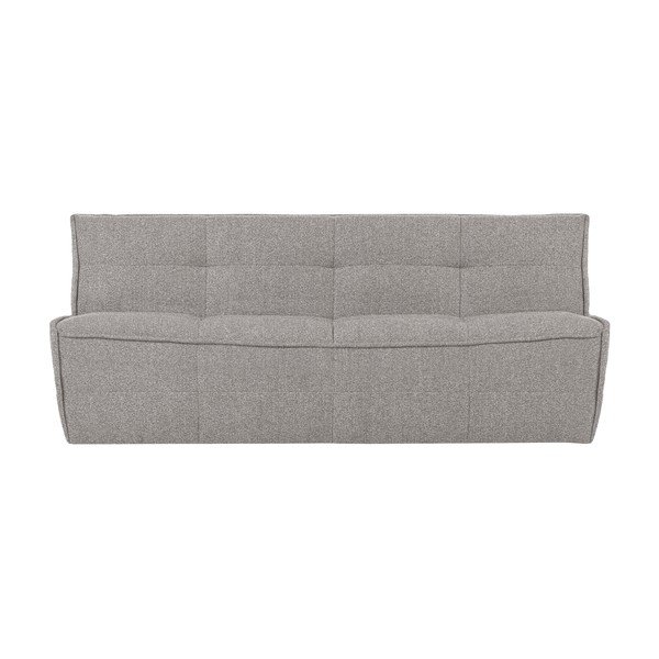 Svijetlo siva sofa od bouclé tkanine 204 cm Cluster – vtwonen