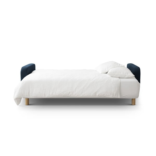 Tamno plava sklopiva/s prostorom za odlaganje sofa 231 cm Elen – Micadoni -image-4