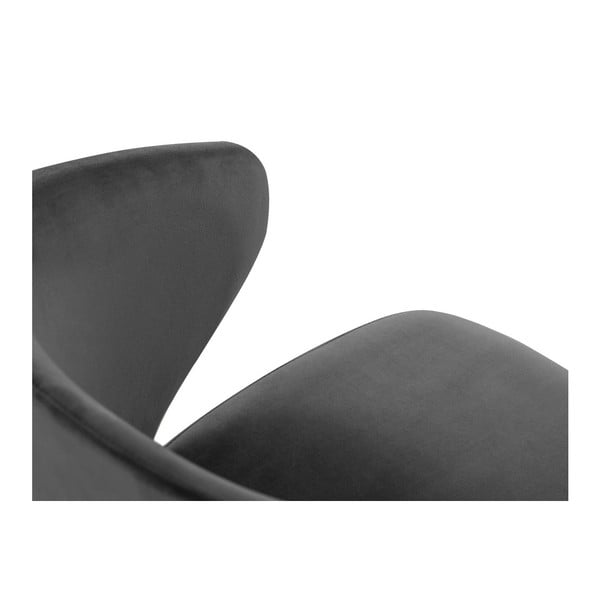 Tamno siva podstavljena blagovaonska stolica s naslonima za ruke Nemesis – Windsor & Co Sofas-image-3