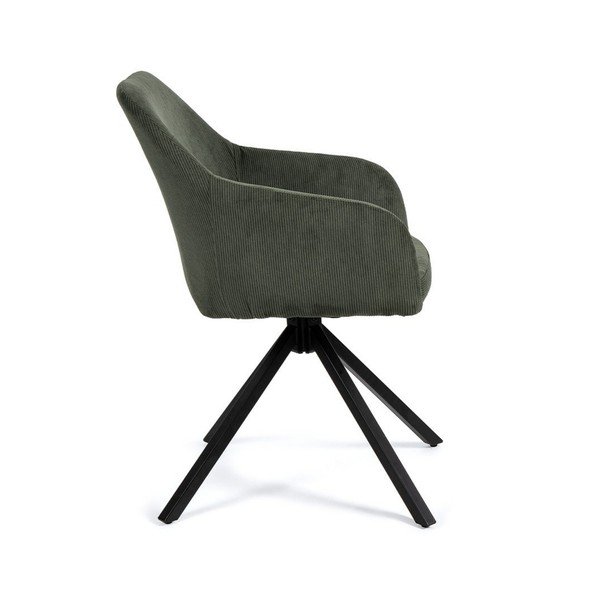 Zelena podstavljena blagovaonska stolica Lunio – Bonami Essentials-image-3