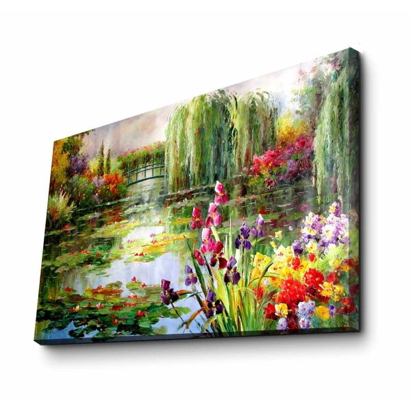 Zidna slika na platnu Impressionist Garden, 70 x 45 cm-image-2