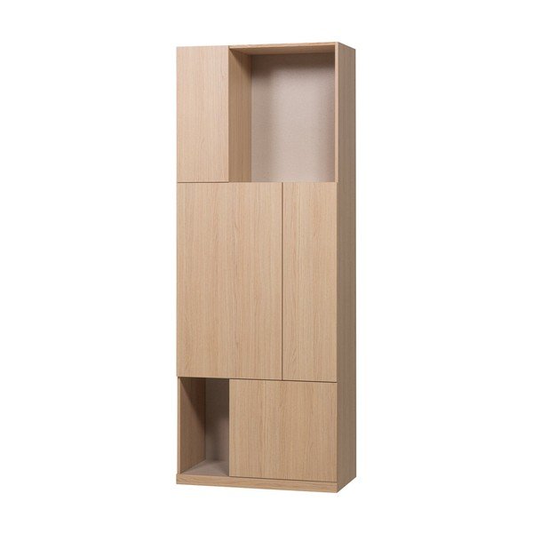 Modularni garderobni ormar u prirodnoj boji 80x215 cm Build – WOOOD