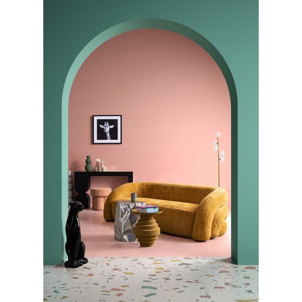 Crni pomoćni stol sa staklenom pločom stola 32x120 cm Archie – Bizzotto-image-3