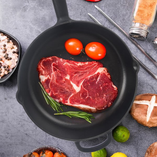 Tava od lijevanog željeza ø 24 cm LITINA SMALT – Orion-image-1