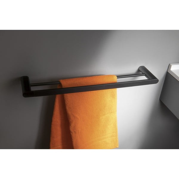 Bijeli mjedeni zidni držač za ručnike Flori – Sapho-image-1