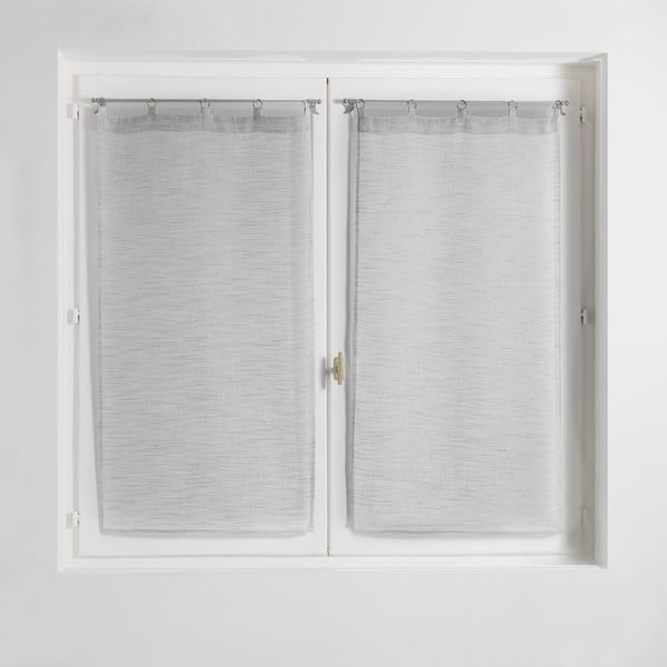 Svijetlo sive prozirne zavjese u setu 2 kom 60x90 cm Milza – douceur d'intérieur