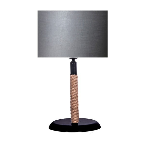 Stolna lampa s tamno sivim sjenilom Kate Louise Rope lampa