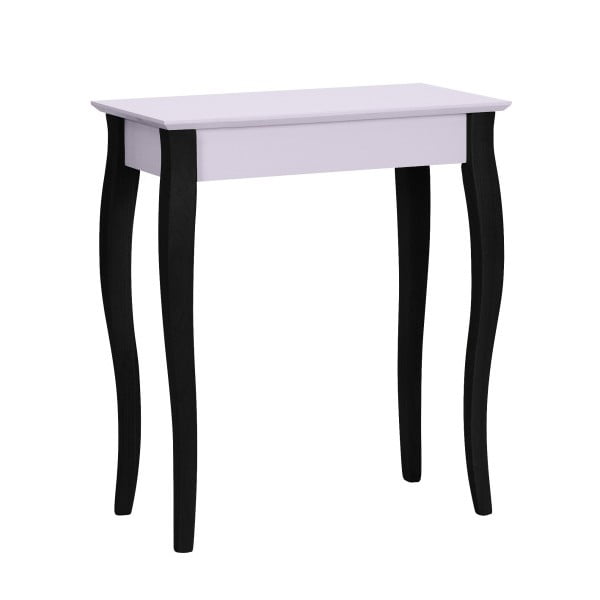 Svijetlo ružičasti konzolni stol s crnim nogama Ragaba Lilo, širine 65 cm