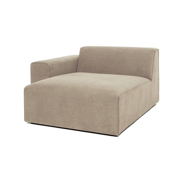 Bež baršunasti element za sofu Scandic Sting, lijevi kut-image-2