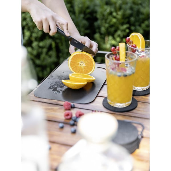 Crni podmetači u kompletu od 8 komada sa stalkom - Wenko-image-1