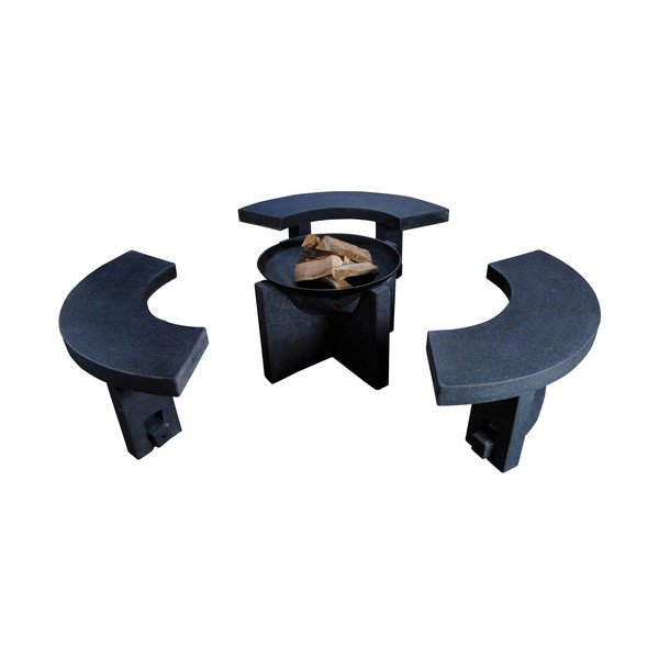 Granitna klupa za kamin Esschert Design-image-2