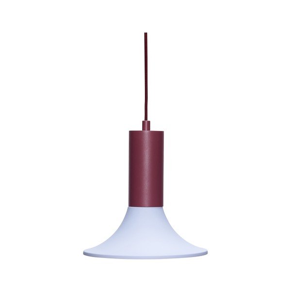 Bordo/svijetlo plava metalna viseća svjetiljka s mogućnosti zatamnjivanja ø 25 cm Luminary – Hübsch